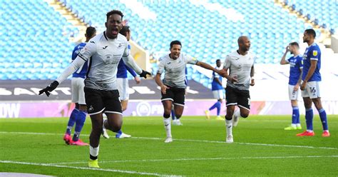 The game was over after those two city goals early in the second half, but whittaker did add a nice consolation for swansea. Cardiff City 0-2 Swansea City: Jamal Lowe double earns ...