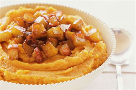 Mashed Sweet Potatoes With Apples Recipe