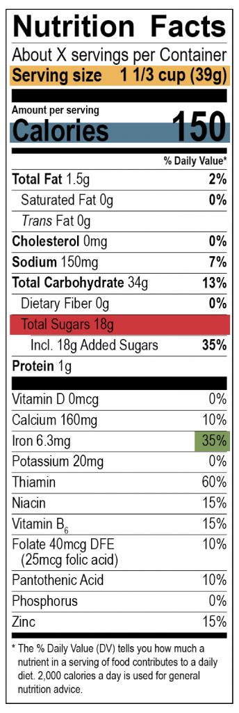 How To Read Cereal Nutrition Labels Post Consumer Brands