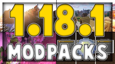 5 Minecraft Modpacks For 1181 To Play Now Modpack 1181 Pt2 Youtube