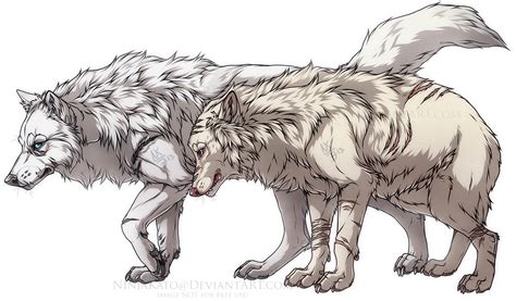 The Alpha And The Omega By Ninjakato On Deviantart Canine Art Anime