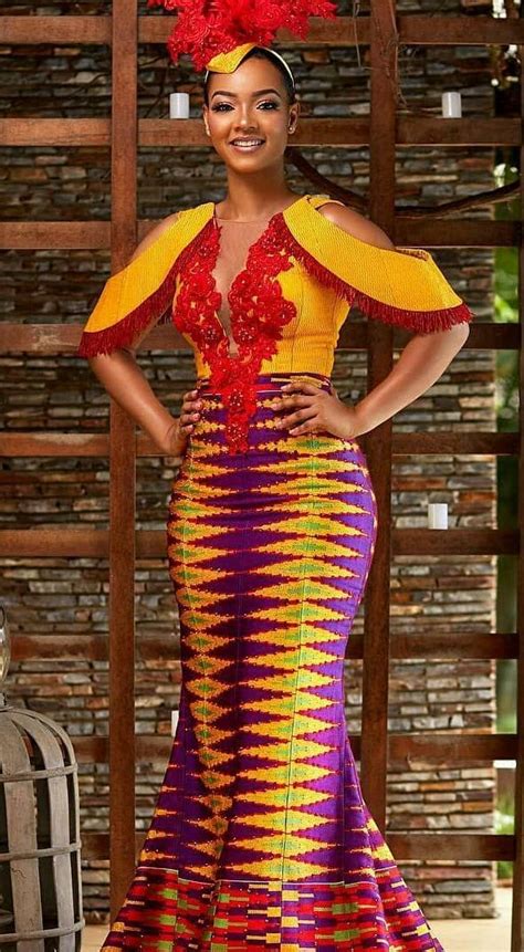 Modern Kente Dress African Fashion Ankara Kitenge African Women