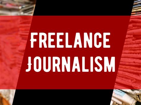 Freelance Journalism From A Certified Journalist With Industry