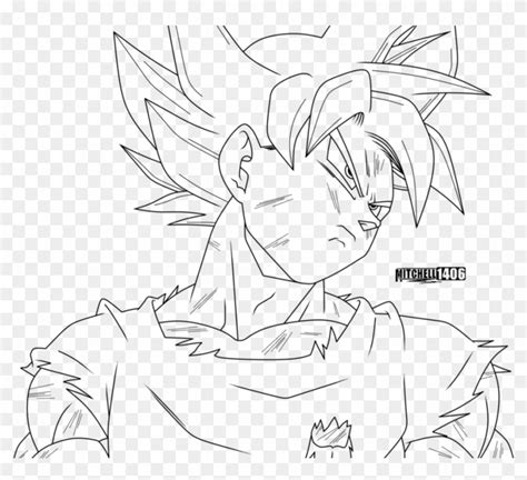 Goku Ultra Instinct Color Page Ultra Instinct Goku Coloring Ssj4