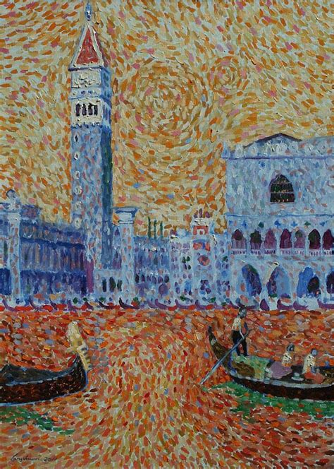 San Marco Painting By John A B Lansdown Fine Art America