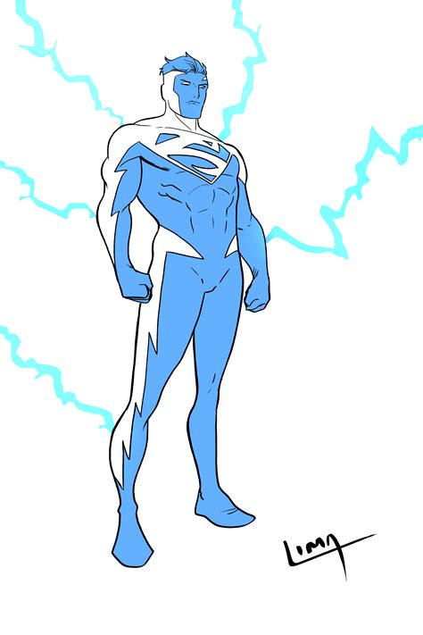 Fan Art Superman Blue Dccomics