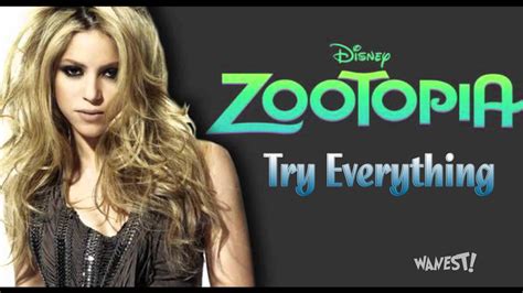Read more about try everything, the song recorded by colombian singer shakira for the 2016 walt disney animation studios film zootopia. Sing Along Shakira - Try Everything - lyric ~ Sing Along ...