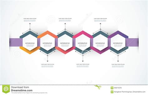 Vector Infographics Timeline Design Template Stock Vector