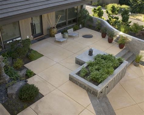 Whether you're working with a small plot or large area of land. Square Concrete Patio Home Design Ideas, Pictures, Remodel and Decor