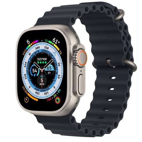 Apple Watch Ultra Gps Cellular 49mm Titanium Case With Midnight