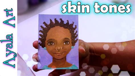 How To Paint Dark Skin Tones Painting Darker Skin With Acrylics