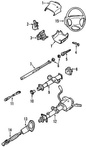 Oem Steering Column For 2001 Chevrolet Silverado 1500