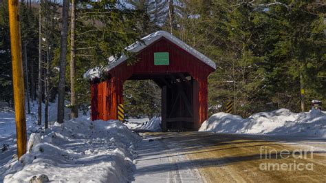 Stony Brook Covered Bridge Photograph By Scenic Vermont Photography