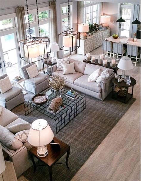 Traditional W Modern Touches Large Living Room Design Living Room