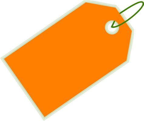 Orange Sale Blank Price Tag Png Transparent Background Free Download