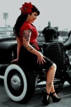 Red Vintage Model Pinup Old Car Model T Pinup Hair Model F Prae Arx