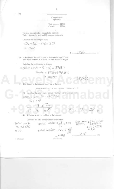 Igcse Mathematics 0580 Solved Past Papers 2021 2004 Cell