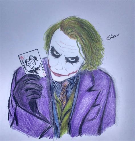 Mi Dibujo Joker Dibujos Del Joker Joker Dibujos