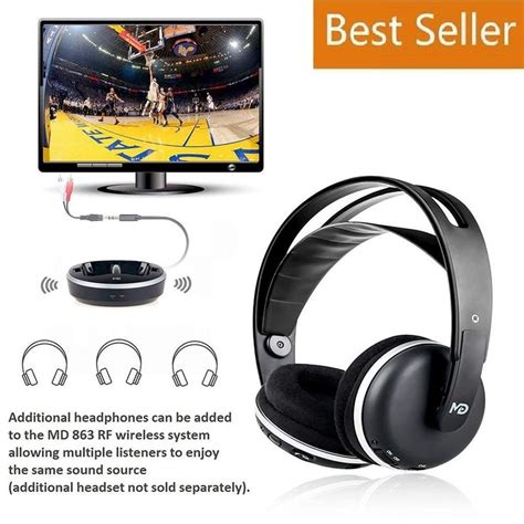 Free shipping over $25 or with amazon prime. Wireless Universal TV Headphones Monodeal Over-Ear Stereo ...
