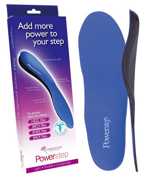 Powerstep Full Length Orthotic Insole 1 Pair First Aid Fast