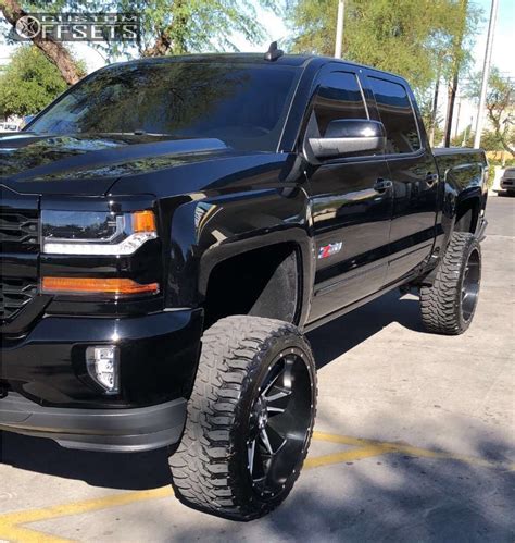 2017 Chevrolet Silverado 1500 Wheel Offset Super Aggressive 3 5