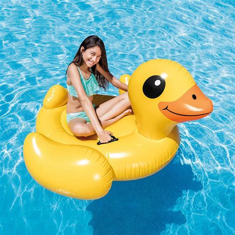 Intex Yellow Duck Inflatable Ride On Only 1083