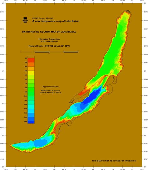 Pools And Riffles Map Monday 19 Bathymetry Of Lake Baikal