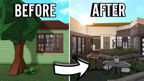 RENOVATING A NEW BLOXBURG STARTER HOUSE INTO A MODERN HOME Roblox