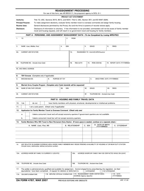 Da Form 4787 Fill Out And Sign Printable Pdf Template Signnow