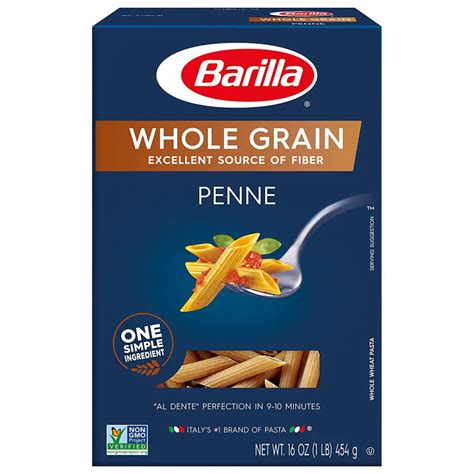 Barilla Whole Wheat Penne Nutrition Facts Cullys Kitchen