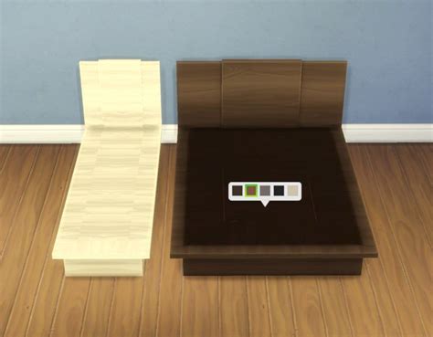 Modthesims “emi”“uto” Bed Frames Sims Sims 4 Cc Furniture Sims 4