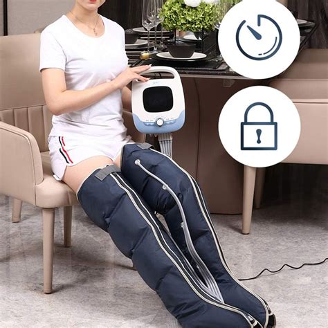 Dxfkam Air Compression Leg Foot Arm Waist Massager Professional 5 Cavity Lymphatic Massage