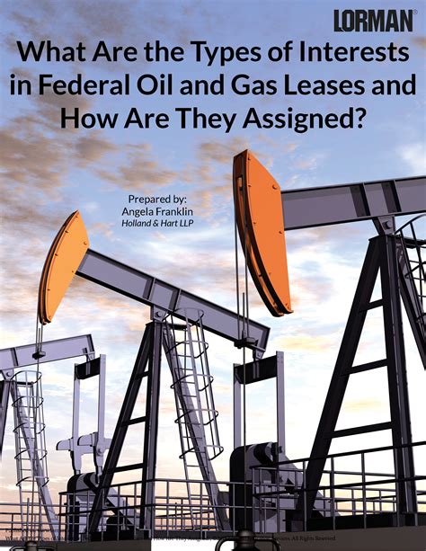 What Are The Types Of Interests In Federal Oil And Gas Leases And How