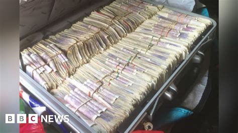 police seize £190k of county lines drugs cash in suitcase