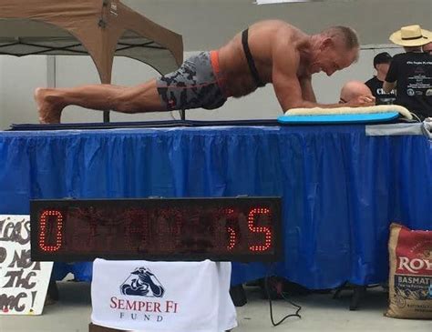 local man sets new record for longest held plank cbs news 8 san diego ca news station