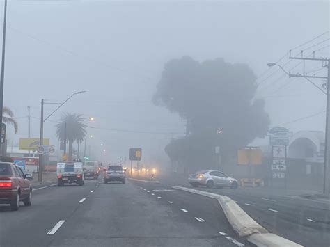 Another Shot On South Rd Under The Fog Blanket Radelaide