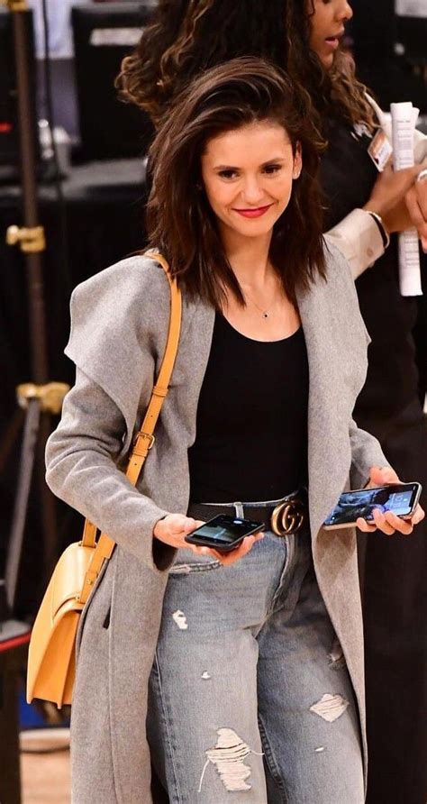 Ninadobrev Out And About In Nyc The American Mall Nina Dobrev Style