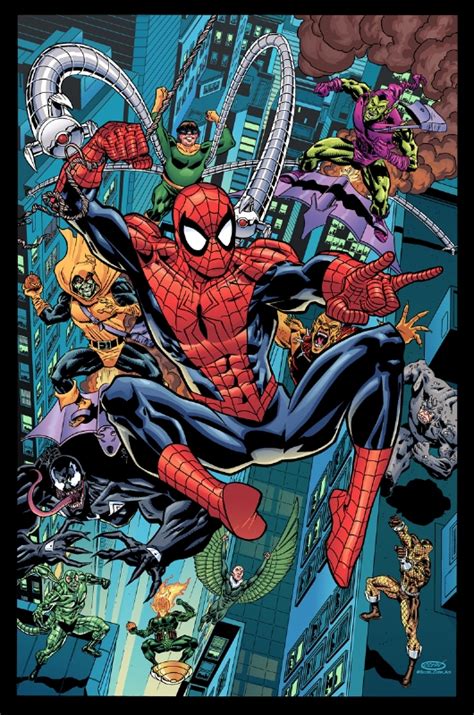 Spider Man Rogues Gallery In Scott Cohns Drawing Just For Kicks