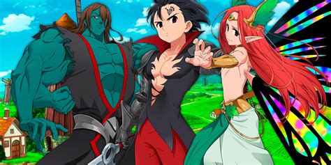 7 Deadly Sins Anime Characters 10 Commandments The Seven Deadly Sins