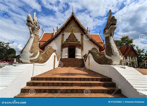 Wat Phumin Muang District Nan Province Thailand Temple Is A Public