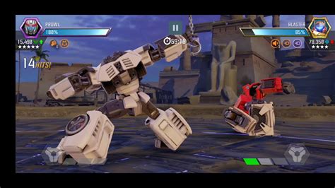 Transformers Forged To Fight Prowl Vs Blaster Am D100 Youtube