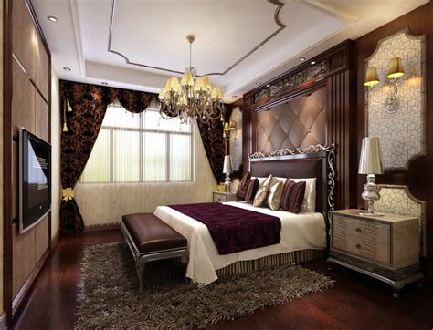 It has firm material with a shiny surface design. Bedroom Chandeliers for Stunning Classic Interior | atzine.com