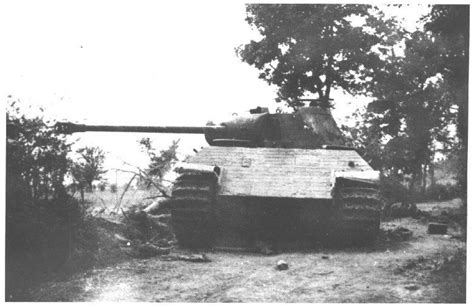 Hybrid Panther Of The 9th Ss Panzer Division Hohenstaufen This Tank