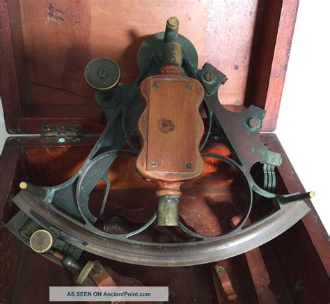 antique maritime sextant j coombes devonport engraved pb crohan rn royal navy