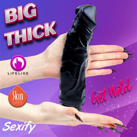 Extra Large Thick Fat Huge Dildo Vibrator Big Realistic Clit G Spot Sex Toy Ebay