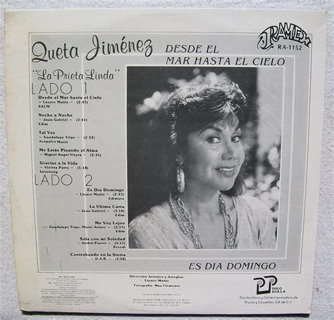 Queta jimenez песню скачать в качестве mp3. Queta Jimenez La Prieta Linda. Disco Lp Ramex 1986 - $ 250 ...