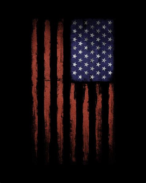 American Flag Old Grunge Digital Art By Alex Goljakov Pixels