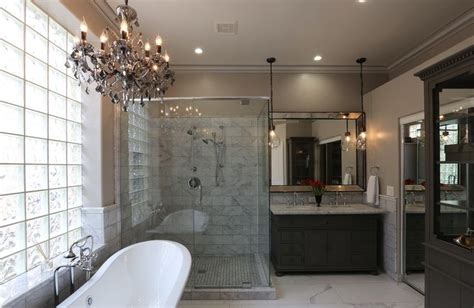 Colonial Revival Luxury Bathroom With White Accents Bathroom