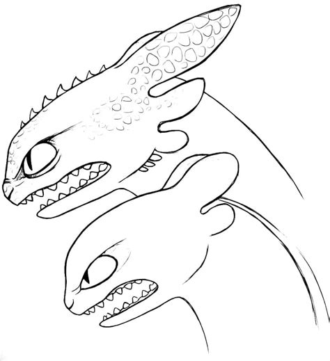 Top 50 Printable Toothless Coloring Pages - Online Coloring Pages