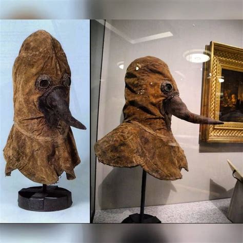 An Authentic 16th Century Plague Doctor Mask That Has Been Preserved